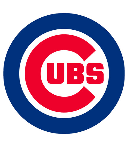 Chicago cubs baseball round - chicago, 3"
