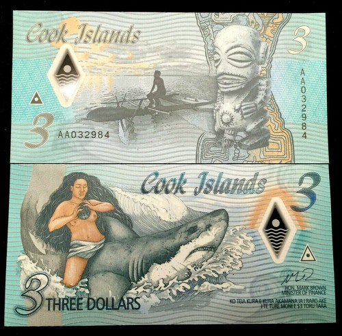 Cook islands dollars polymer - islands,